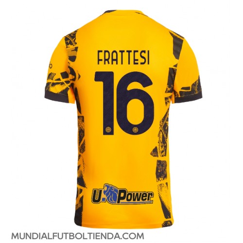 Camiseta Inter Milan Davide Frattesi #16 Tercera Equipación Replica 2024-25 mangas cortas